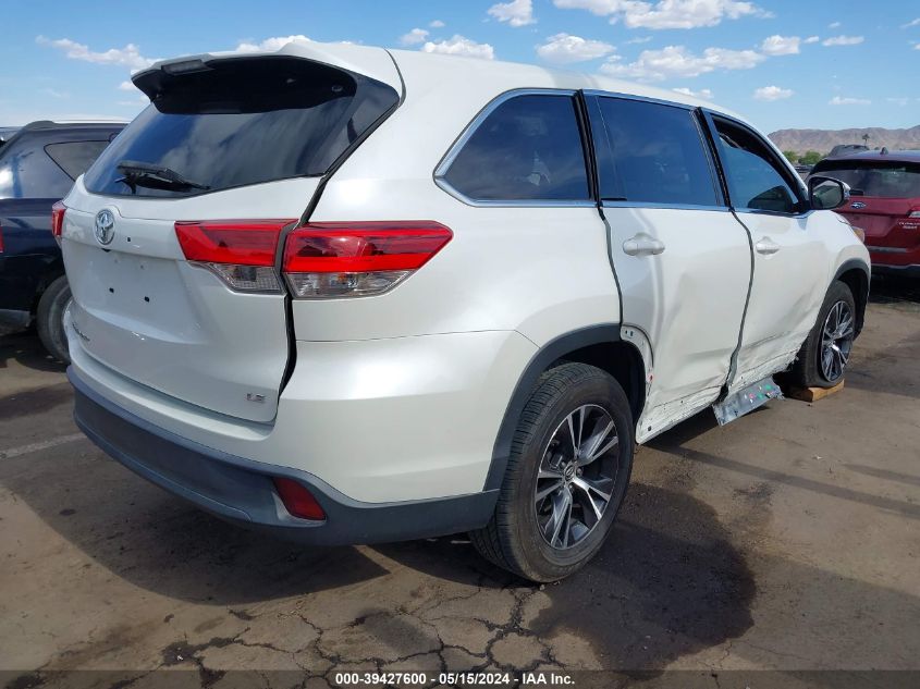 2018 TOYOTA HIGHLANDER LE/LE PLUS - 5TDZZRFH4JS279207