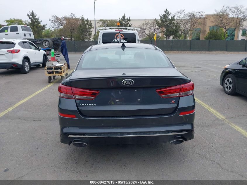 2019 Kia Optima S VIN: 5XXGT4L36KG281340 Lot: 39427619