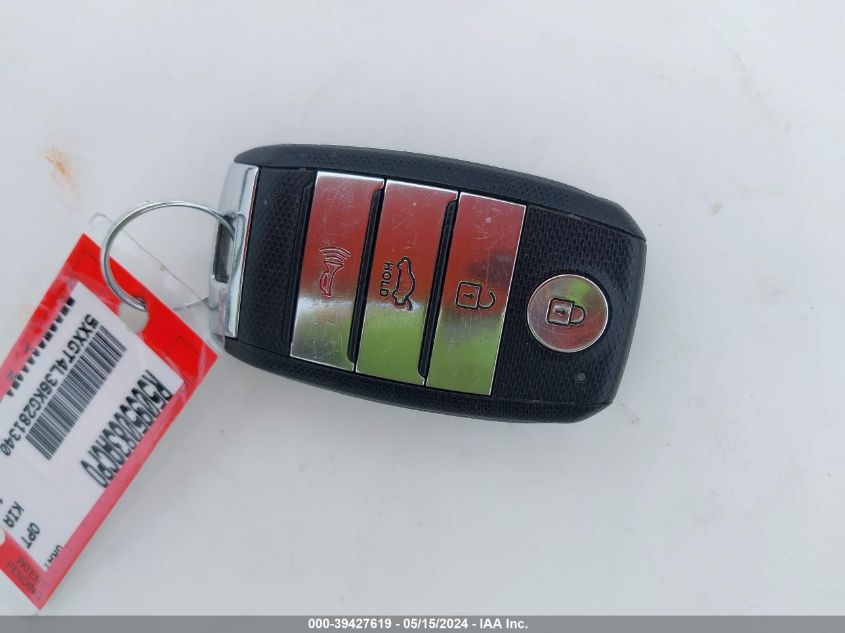 2019 Kia Optima S VIN: 5XXGT4L36KG281340 Lot: 39427619