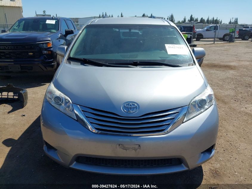 2015 Toyota Sienna Le 8 Passenger VIN: 5TDKK3DC8FS624272 Lot: 39427624