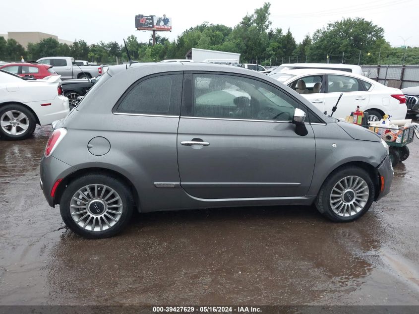 2012 Fiat 500 Lounge VIN: 3C3CFFCR2CT366515 Lot: 39427629