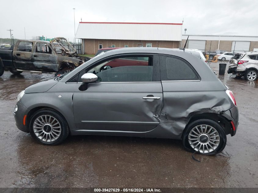 2012 Fiat 500 Lounge VIN: 3C3CFFCR2CT366515 Lot: 39427629