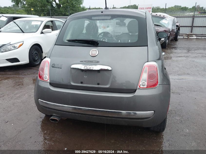 2012 Fiat 500 Lounge VIN: 3C3CFFCR2CT366515 Lot: 39427629
