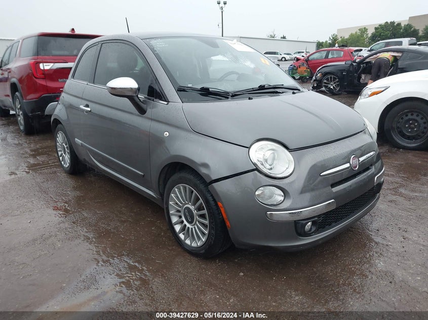 2012 Fiat 500 Lounge VIN: 3C3CFFCR2CT366515 Lot: 39427629