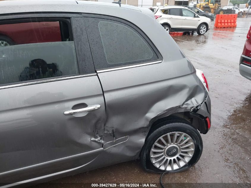 2012 Fiat 500 Lounge VIN: 3C3CFFCR2CT366515 Lot: 39427629