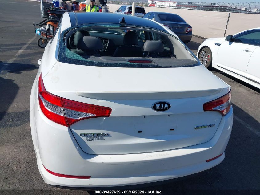 2013 Kia Optima Hybrid VIN: KNAGM4AD6D5041556 Lot: 39427639