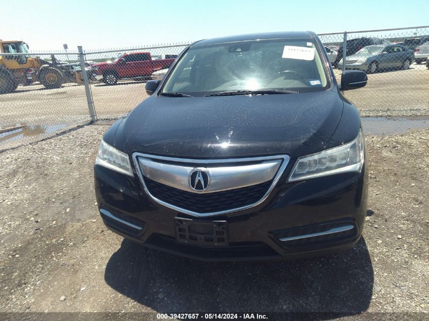 2016 Acura Mdx Technology Acurawatch Plus Packages/Technology Package VIN: 5FRYD3H41GB014760 Lot: 39427657