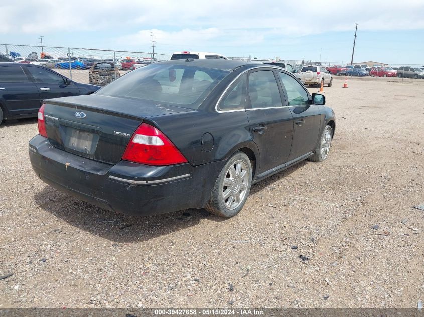 2007 Ford Five Hundred Limited VIN: 1FAHP25107G119511 Lot: 39427658