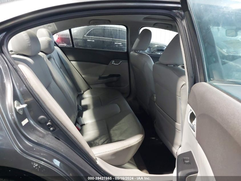 2012 Honda Civic Ex-L VIN: 2HGFB2F95CH593474 Lot: 39427665