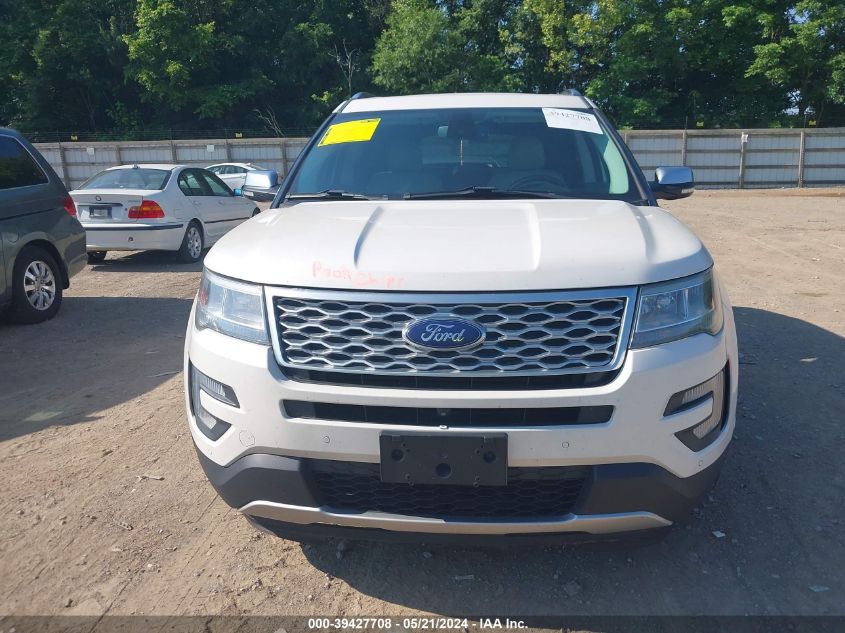 2017 Ford Explorer Platinum VIN: 1FM5K8HTXHGC17597 Lot: 39427708