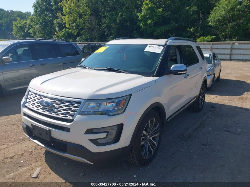 2017 Ford Explorer Platinum VIN: 1FM5K8HTXHGC17597 Lot: 39427708