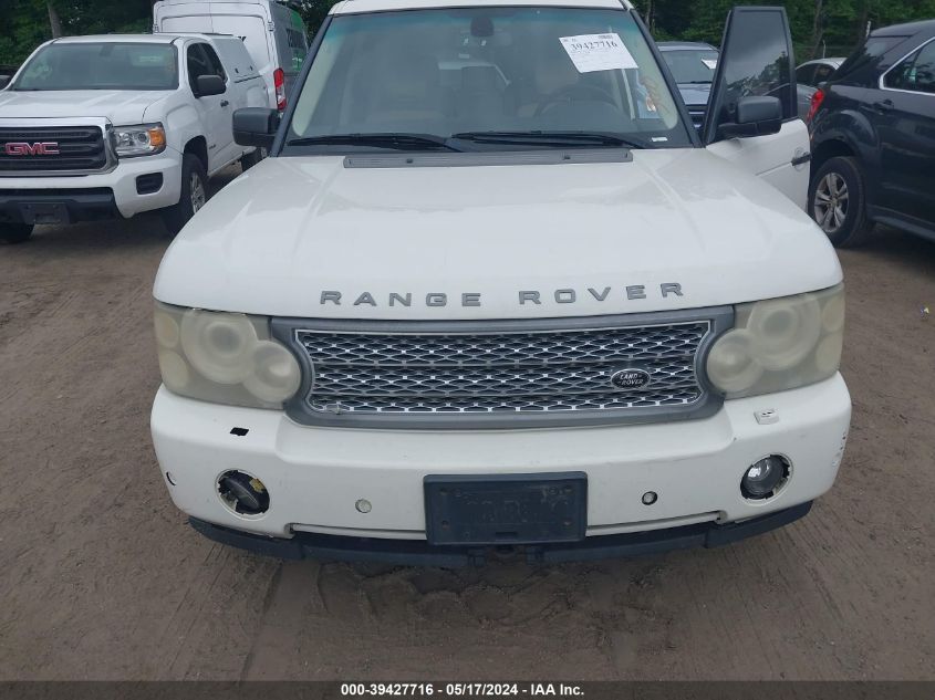 2006 Land Rover Range Rover Hse VIN: SALME15476A225080 Lot: 39427716