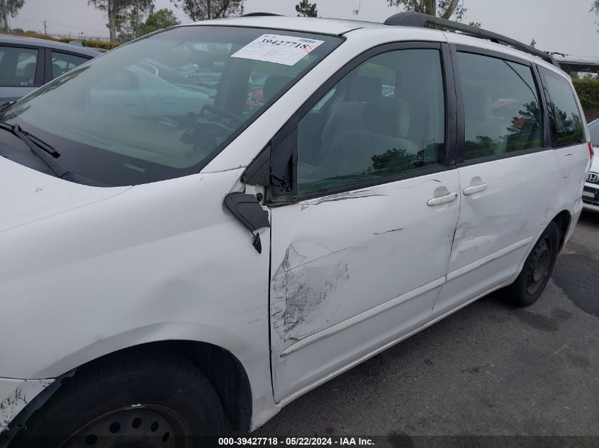 2007 Toyota Sienna Ce VIN: 5TDZK23C37S067461 Lot: 39427718