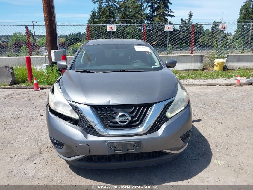 2016 Nissan Murano S VIN: 5N1AZ2MG0GN152303 Lot: 39427720