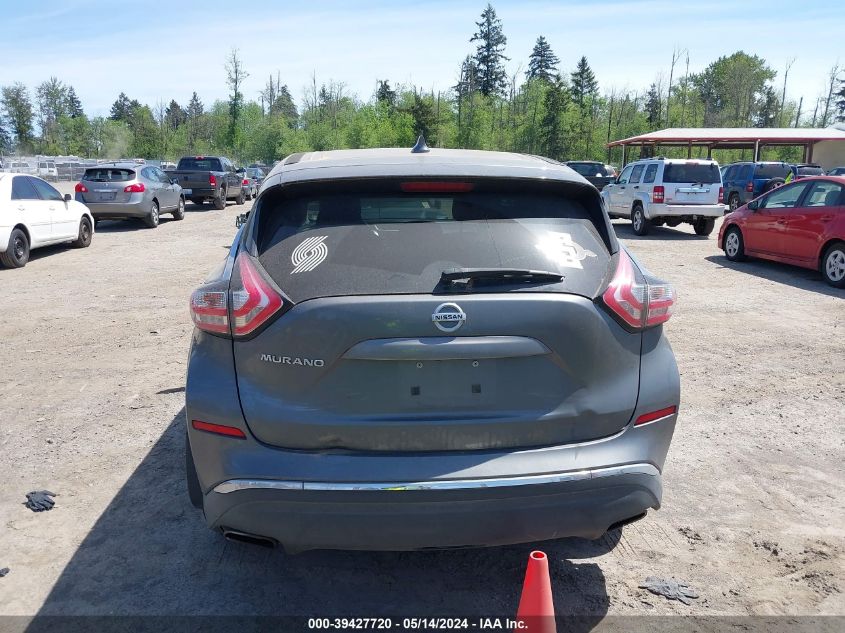 2016 Nissan Murano S VIN: 5N1AZ2MG0GN152303 Lot: 39427720