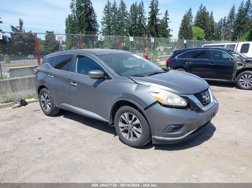 2016 Nissan Murano S VIN: 5N1AZ2MG0GN152303 Lot: 39427720