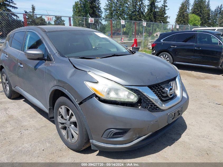 2016 Nissan Murano S VIN: 5N1AZ2MG0GN152303 Lot: 39427720