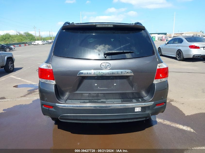 2013 Toyota Highlander Base Plus V6/Base V6/Se V6 VIN: 5TDZK3EH5DS142378 Lot: 39427728