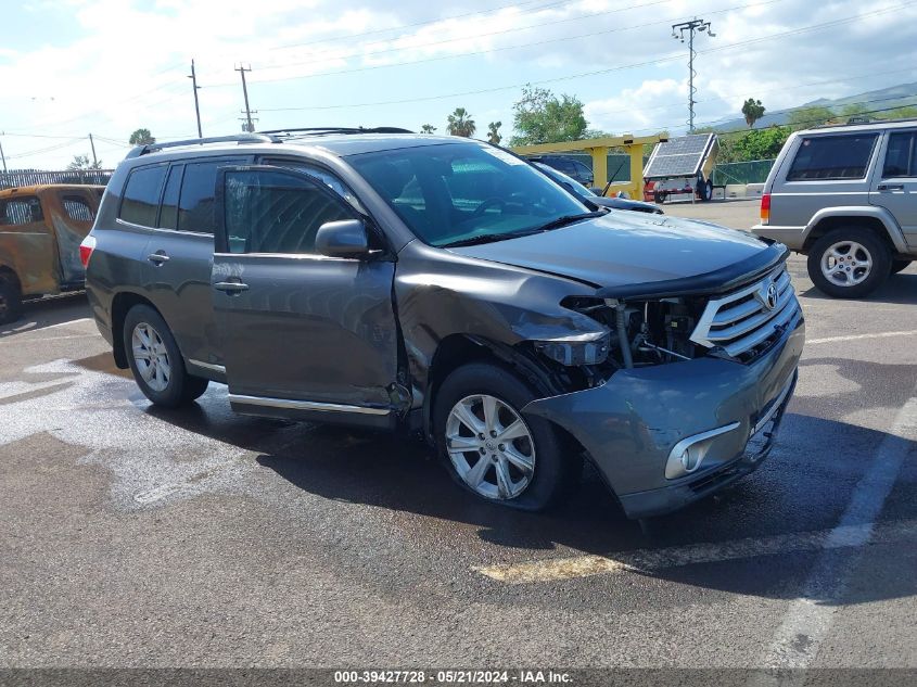 2013 Toyota Highlander Base Plus V6/Base V6/Se V6 VIN: 5TDZK3EH5DS142378 Lot: 39427728