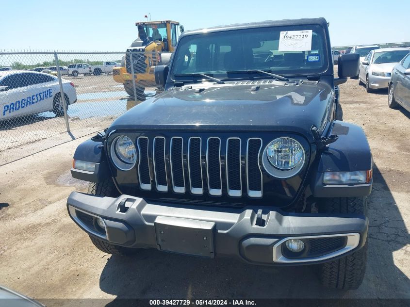 2021 Jeep Wrangler Unlimited Sahara 4X4 VIN: 1C4HJXEN5MW646070 Lot: 39427729