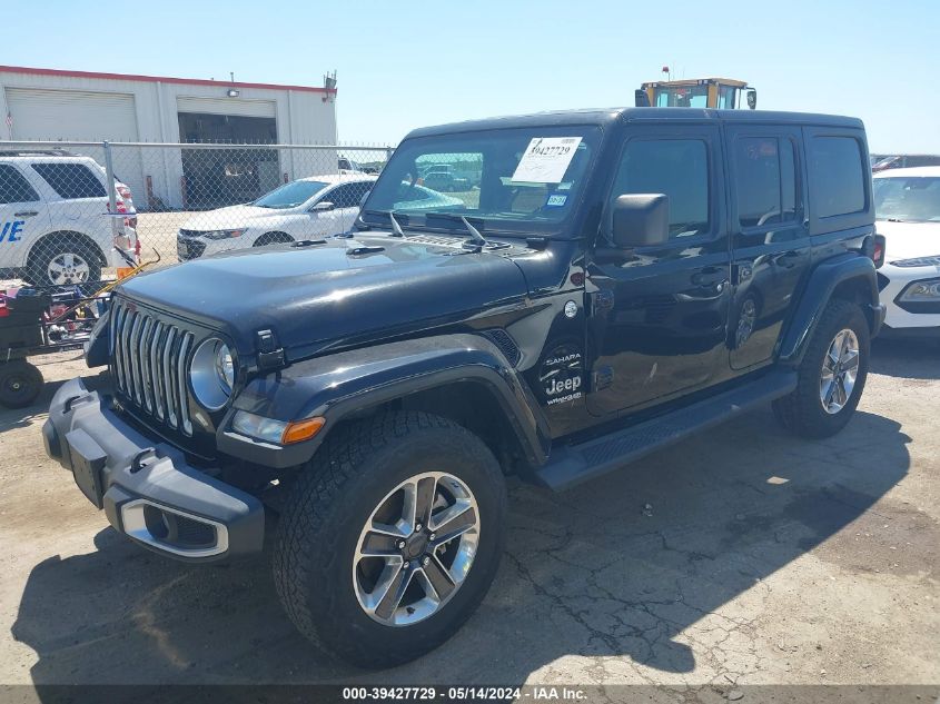 2021 Jeep Wrangler Unlimited Sahara 4X4 VIN: 1C4HJXEN5MW646070 Lot: 39427729