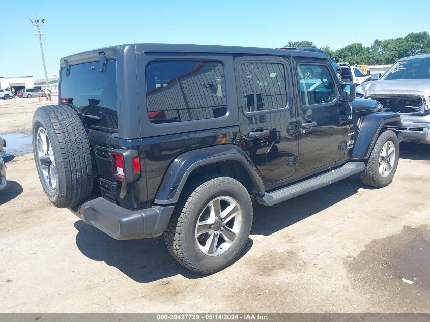 2021 Jeep Wrangler Unlimited Sahara 4X4 VIN: 1C4HJXEN5MW646070 Lot: 39427729