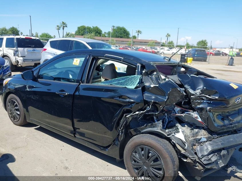 2016 Hyundai Accent Se VIN: KMHCT4AE6GU161909 Lot: 39427737