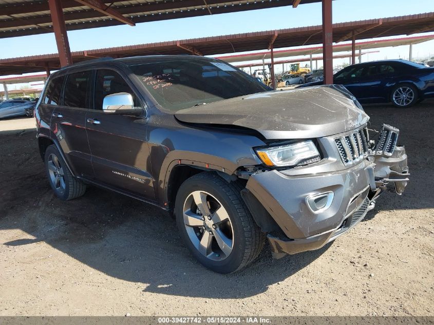 2015 Jeep Grand Cherokee Overland VIN: 1C4RJECG5FC822911 Lot: 39427742