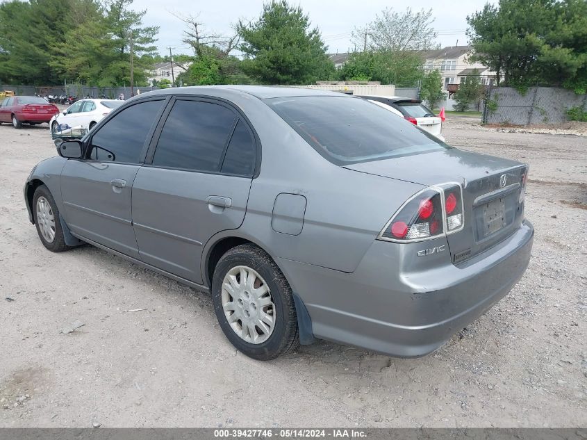 2004 Honda Civic Lx VIN: 2HGES16534H546741 Lot: 39427746