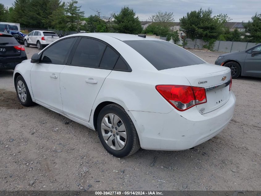 2013 Chevrolet Cruze Ls VIN: 1G1PB5SG3D7106254 Lot: 39427749