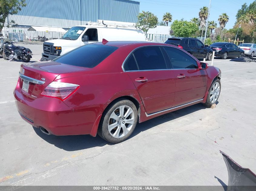 2009 Acura Rl 3.7 VIN: JH4KB26629C000392 Lot: 39427752