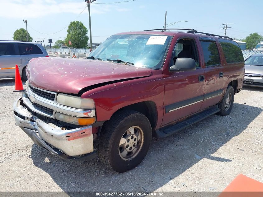 2002 Chevrolet Suburban 1500 Ls VIN: 1GNFK16Z92J110050 Lot: 39427762