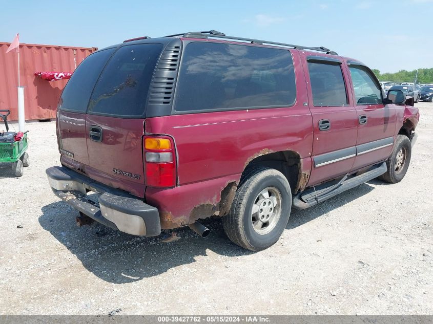 2002 Chevrolet Suburban 1500 Ls VIN: 1GNFK16Z92J110050 Lot: 39427762