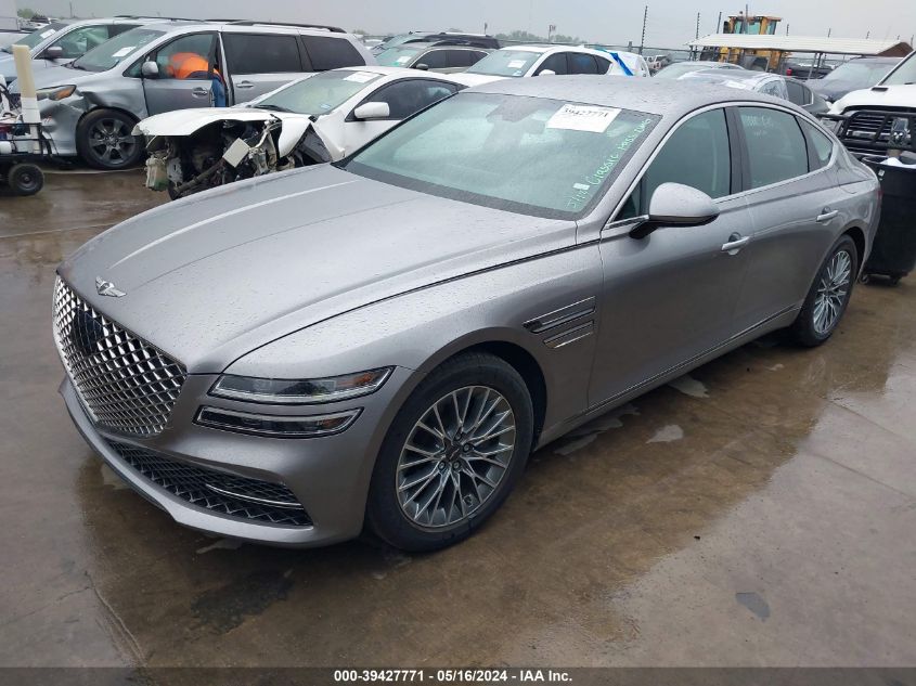 2023 Genesis G80 2.5T Awd VIN: KMTGB4SC4PU195080 Lot: 39427771