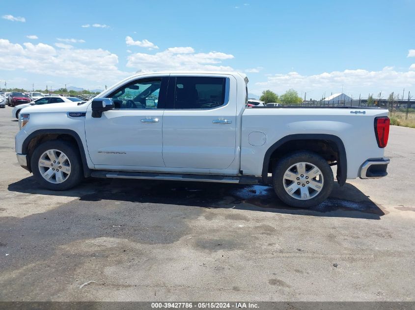 2020 GMC Sierra 1500 4Wd Short Box Slt VIN: 3GTU9DEDXLG220496 Lot: 39427786