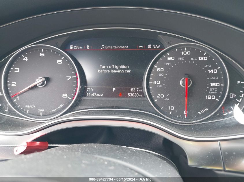 2016 AUDI A6 PREMIUM PLUS - WAUGFAFCXGN143469