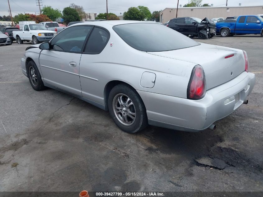 2002 Chevrolet Monte Carlo Ls VIN: 2G1WW12E829122954 Lot: 39427799