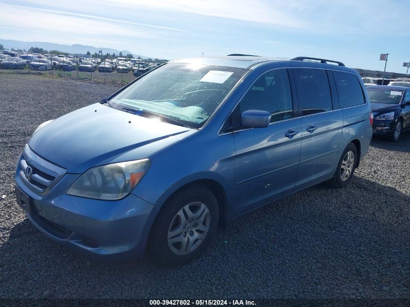 2007 Honda Odyssey Ex-L VIN: 5FNRL38687B090759 Lot: 39427802