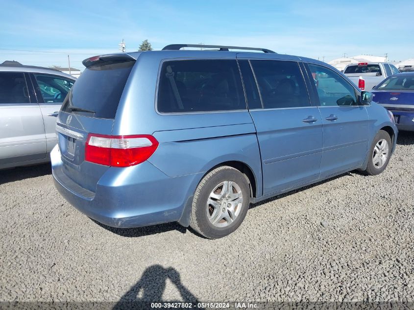 2007 Honda Odyssey Ex-L VIN: 5FNRL38687B090759 Lot: 39427802