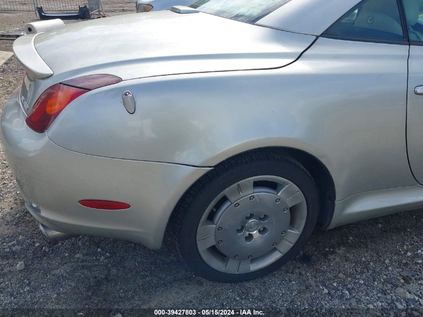 2003 Lexus Sc 430 VIN: JTHFN48Y230035638 Lot: 39427803