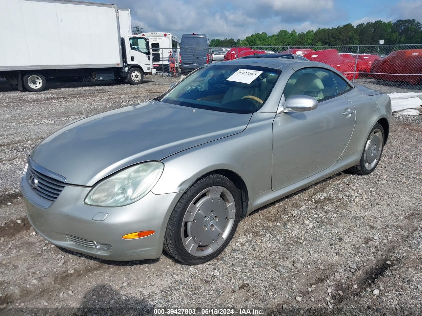 2003 Lexus Sc 430 VIN: JTHFN48Y230035638 Lot: 39427803