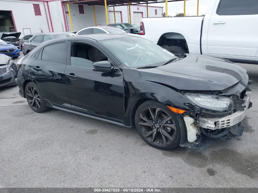 2018 Honda Civic Sport Touring VIN: SHHFK7H96JU404762 Lot: 39427820