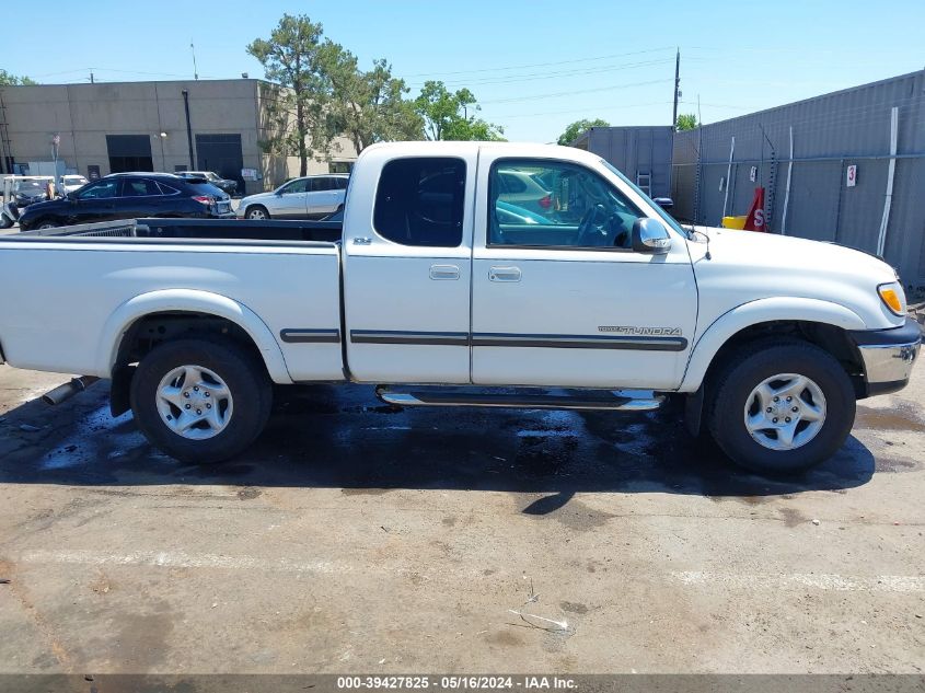 2002 Toyota Tundra Sr5 V8 VIN: 5TBRT34152S220827 Lot: 39427825