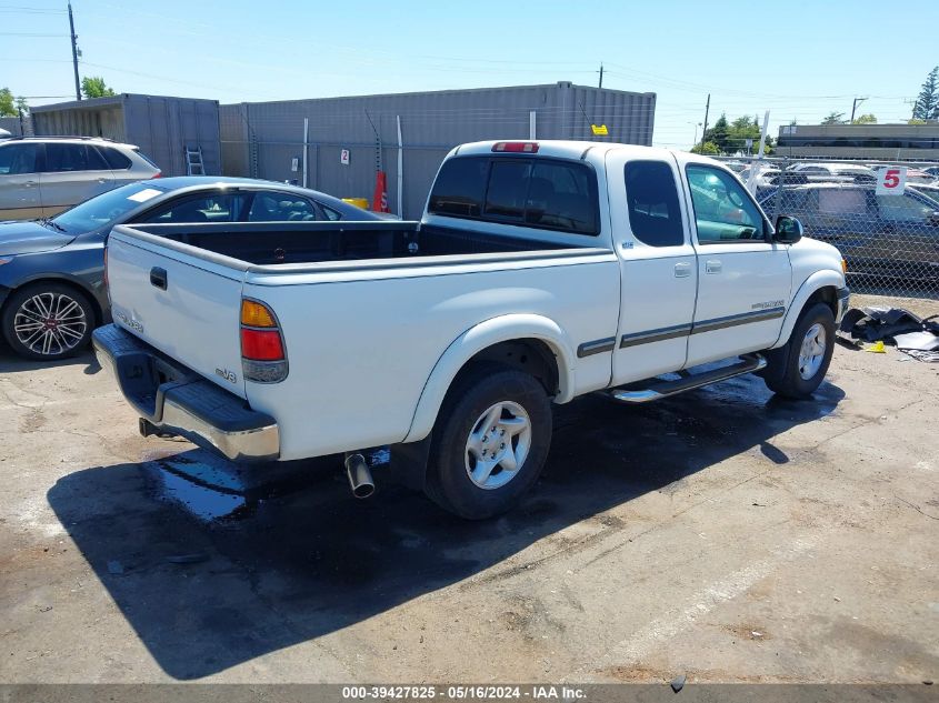 2002 Toyota Tundra Sr5 V8 VIN: 5TBRT34152S220827 Lot: 39427825