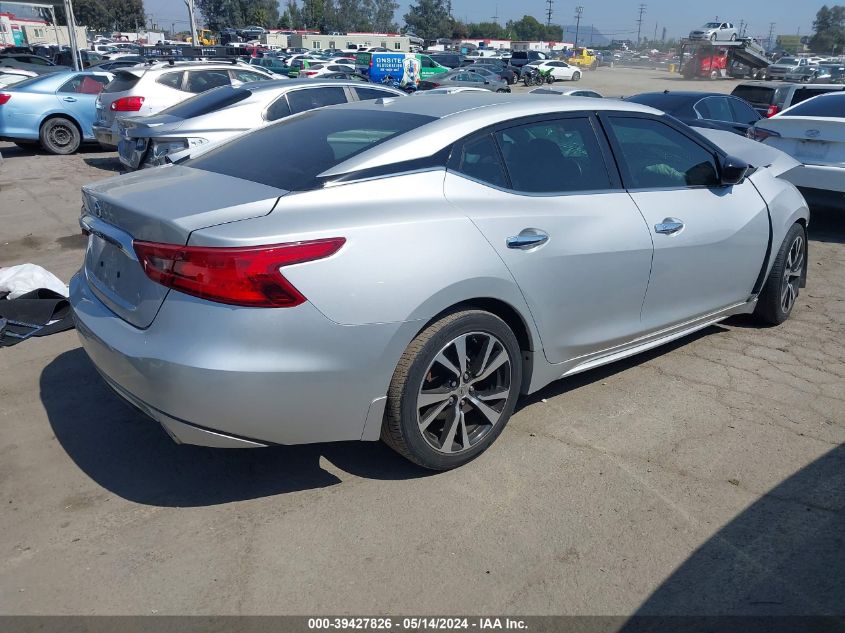 2018 Nissan Maxima 3.5 S VIN: 1N4AA6AP4JC370938 Lot: 39427826