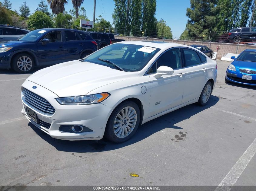 2014 Ford Fusion Energi Se Luxury VIN: 3FA6P0PU3ER247993 Lot: 39427829