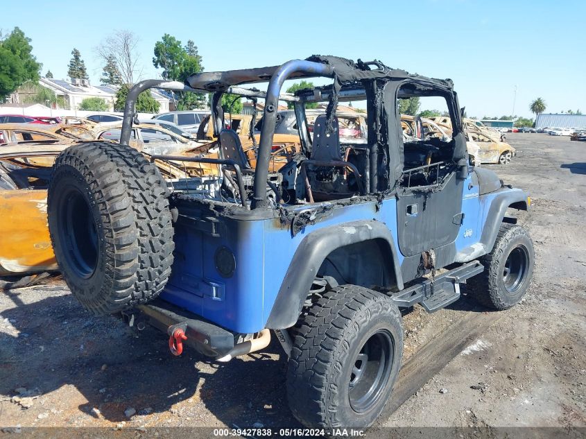 1997 Jeep Wrangler Se VIN: 1J4FY29PXVP430139 Lot: 39427838