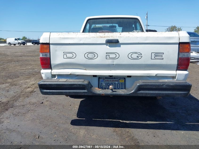 1991 Dodge Ram 50 VIN: JB7FL24W6MP008256 Lot: 39427861