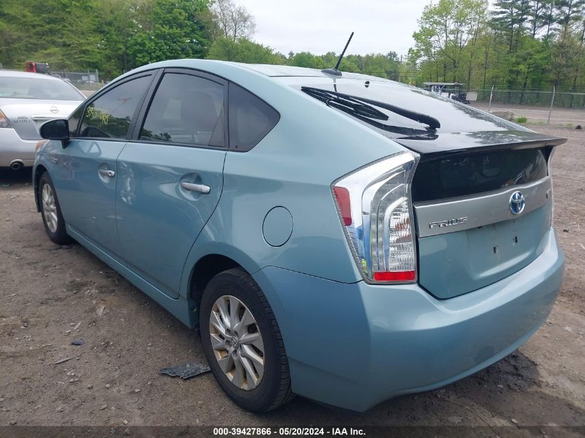 2012 Toyota Prius Plug-In Advanced VIN: JTDKN3DP1C3009862 Lot: 39427866