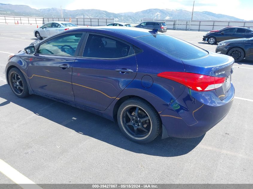 2013 Hyundai Elantra Limited VIN: 5NPDH4AE7DH220367 Lot: 39427867